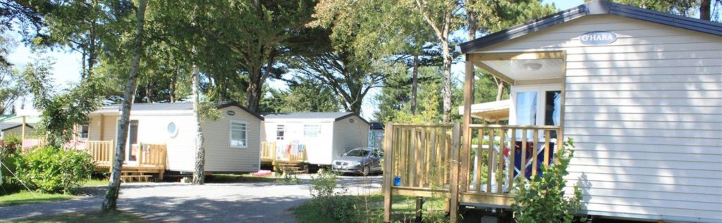 mobil-home 3 chambres 6 personnes vue extérieure