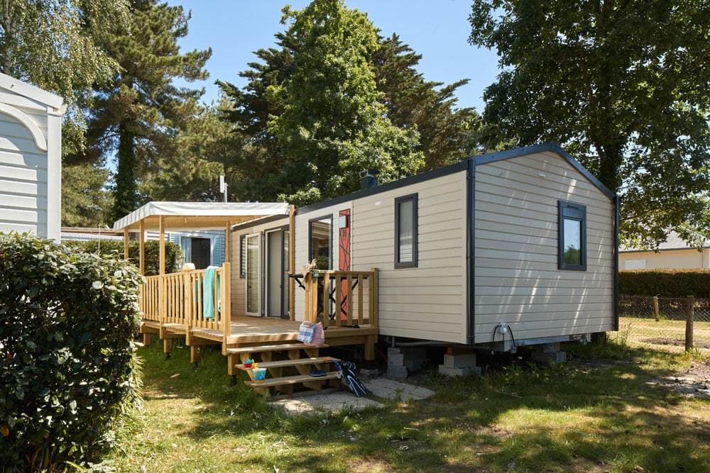 Location mobil-home pour 6 personnes au camping Au Soir d'Eté à Mesquer en Loire-Atlantique
