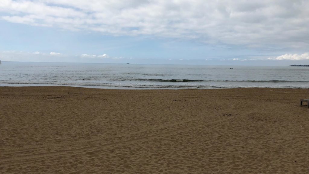 Plage célèbre à La Baule