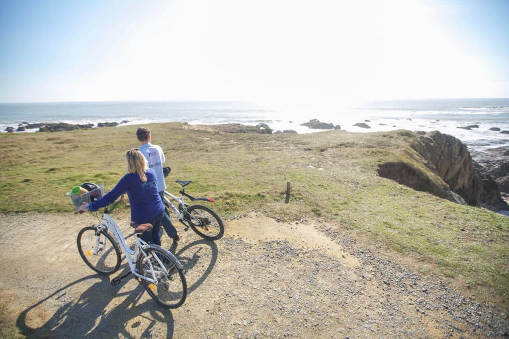 Balade en vélos sur la côte sauvage Atlantique