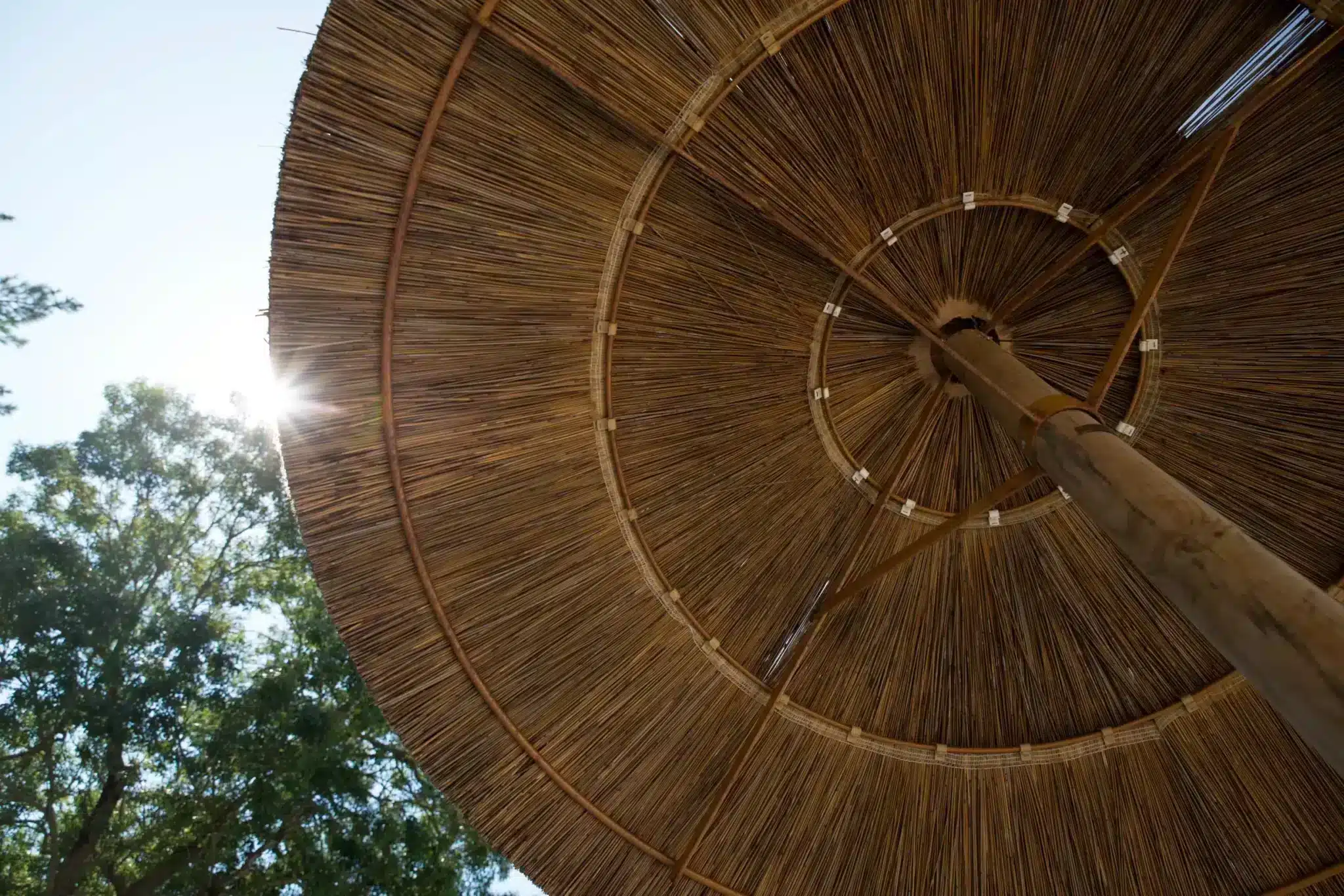 Image décorative représentant un parasol du camping