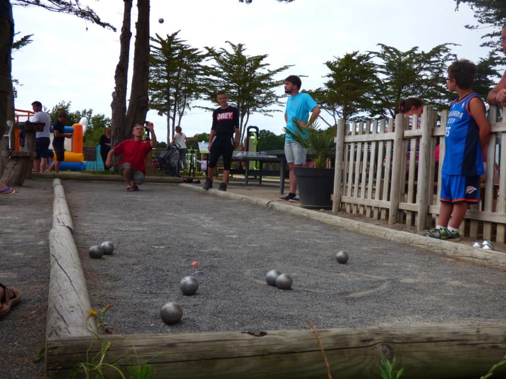 Terrain de pétanque du camping