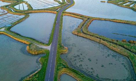 Marais salants près du Camping à La Turballe