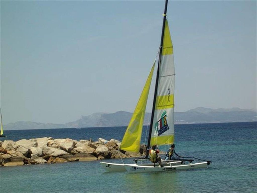Catamaran zeilen