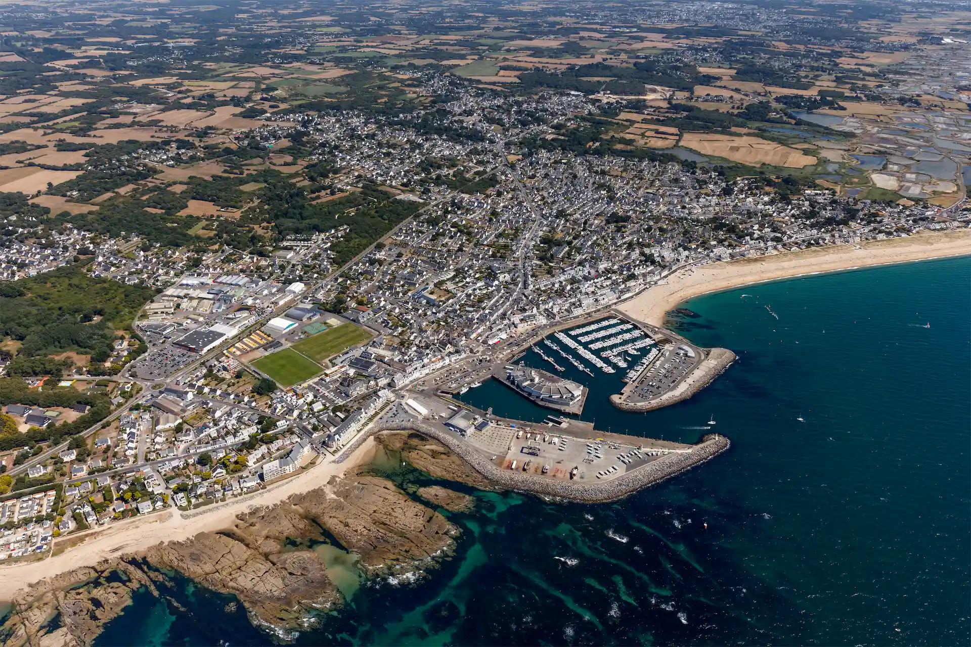 Camping près de La Turballe en Loire-Atlantique.